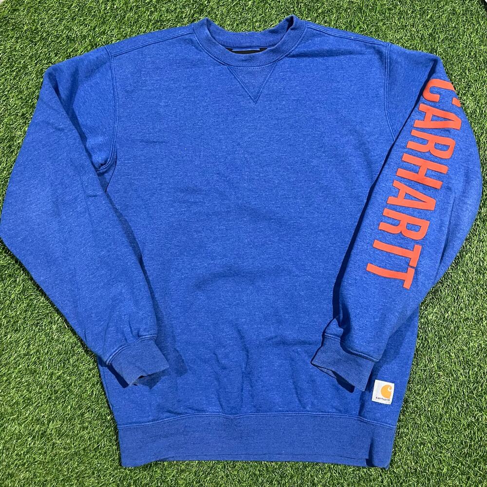 Mens Carhartt Blue Crewneck